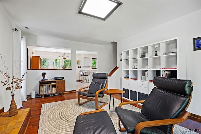 2805 Meeting Gate Ct, Chesterfield, VA 23112 - living area featuring wood finished floors