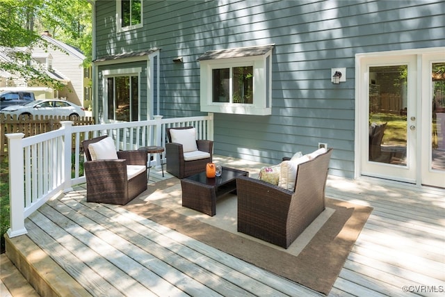 2805 Meeting Gate Ct, Chesterfield, VA 23112 - deck featuring an outdoor living space