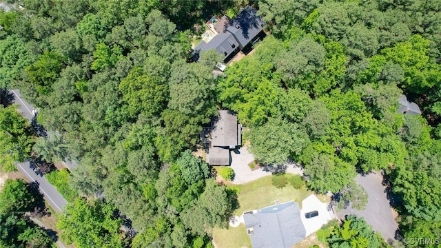 2805 Meeting Gate Ct, Chesterfield, VA 23112 - aerial view of property and surrounding area featuring a forest