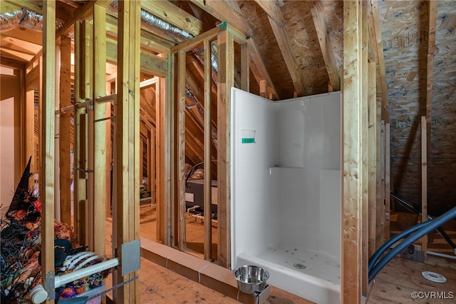 12300 Wynnstay Ln, Chesterfield, VA 23838 - bathroom with vaulted ceiling