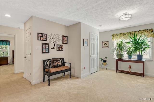 12300 Wynnstay Ln, Chesterfield, VA 23838 - corridor featuring carpet, baseboards, and a textured ceiling