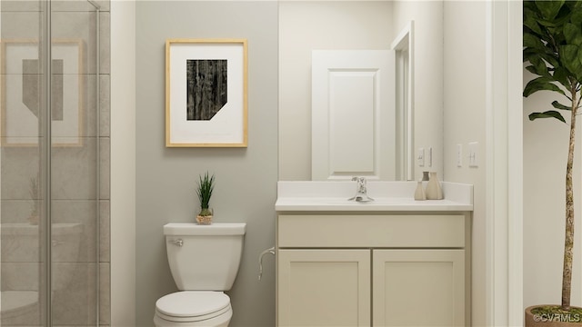6641 Cassia Loop, Moseley, VA 23120 - full bath with toilet, vanity, and tiled shower