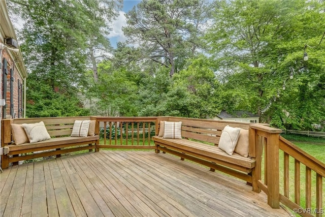 7400 Westfield Rd, Henrico, VA 23226 - deck with view of wooded area