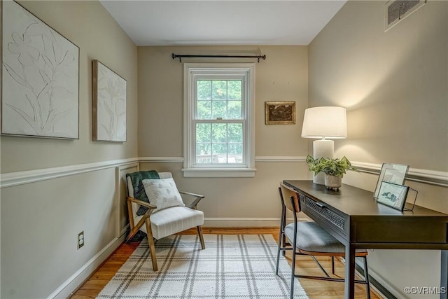 7400 Westfield Rd, Henrico, VA 23226 - office area with wood finished floors and baseboards