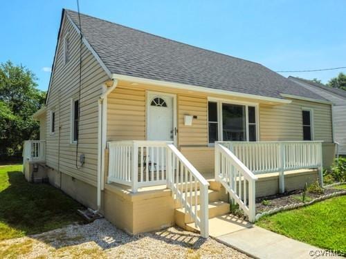 1217 Arlington St, Petersburg, VA 23803 - view of front of property featuring roof with shingles