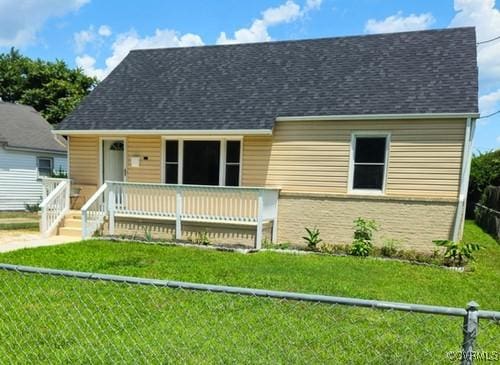 1217 Arlington St, Petersburg, VA 23803 - view of front of home featuring roof with shingles and a porch