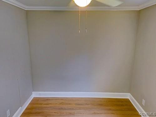 1217 Arlington St, Petersburg, VA 23803 - unfurnished room with crown molding and wood finished floors