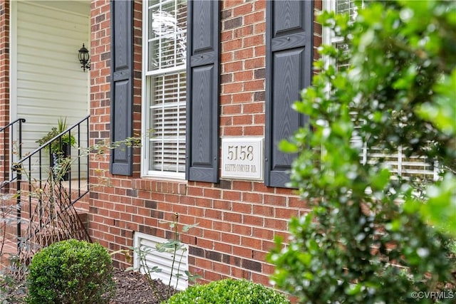5158 Keitts Corner Rd, Mechanicsville, VA 23111 - entrance to property with brick siding
