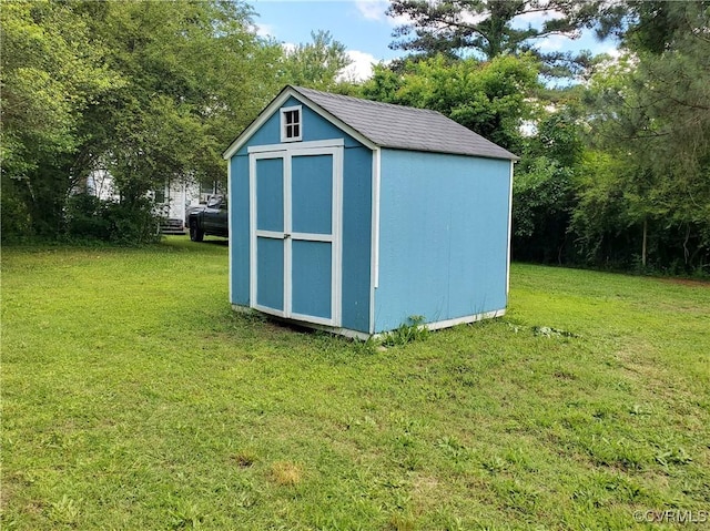 5308 Parker St, Richmond, VA 23231 - view of shed with view of wooded area