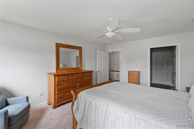319 Wendenburg Ter, King William, VA 23009 - carpeted bedroom with baseboards and a ceiling fan