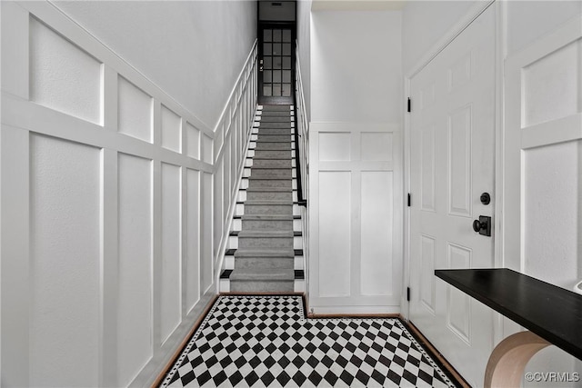 3401 Coles Point Way Unit A, Henrico, VA 23060 - foyer entrance featuring tile patterned floors and stairs