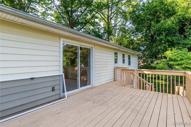 3411 Sylvania Rd, Chester, VA 23831 - view of wooden terrace
