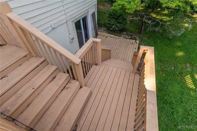 3411 Sylvania Rd, Chester, VA 23831 - view of wooden deck