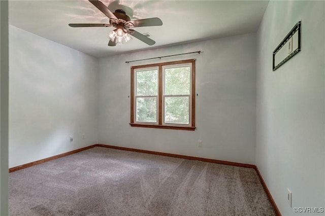 4509 Lockin Rd, Powhatan, VA 23139 - unfurnished room featuring carpet floors, baseboards, and a ceiling fan