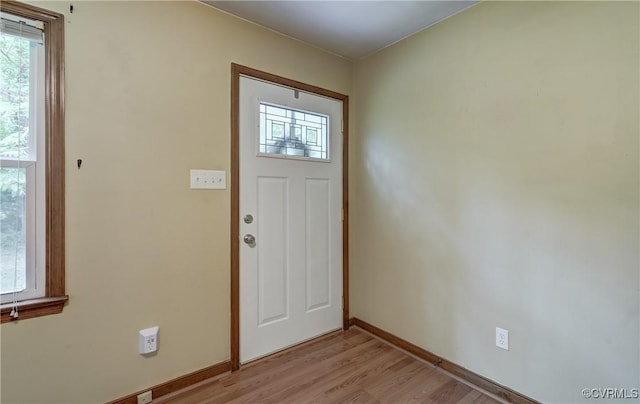 4509 Lockin Rd, Powhatan, VA 23139 - entryway featuring plenty of natural light, light wood finished floors, and baseboards