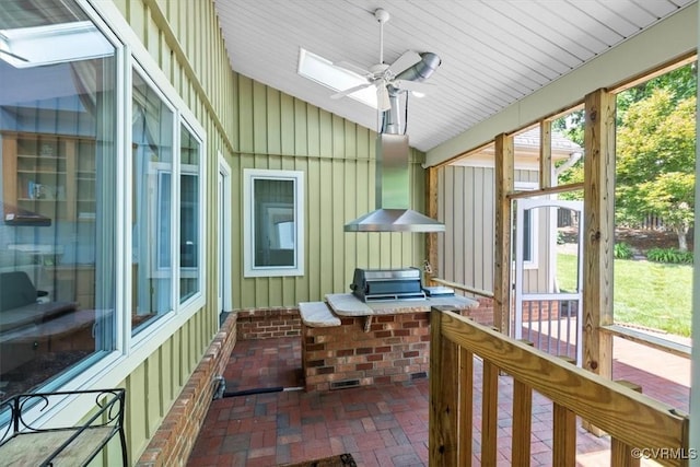311 Victoria Way, Richmond, VA 23238 - view of patio with a ceiling fan