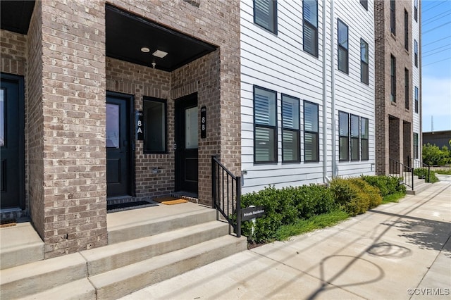 1900 Roseneath Rd Unit 8B, Richmond, VA 23230 - view of exterior entry with brick siding