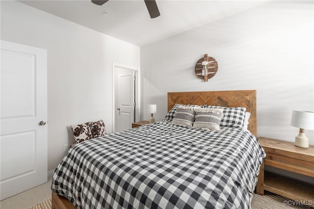 1900 Roseneath Rd Unit 8B, Richmond, VA 23230 - carpeted bedroom featuring ceiling fan