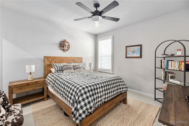 1900 Roseneath Rd Unit 8B, Richmond, VA 23230 - carpeted bedroom with a ceiling fan and baseboards