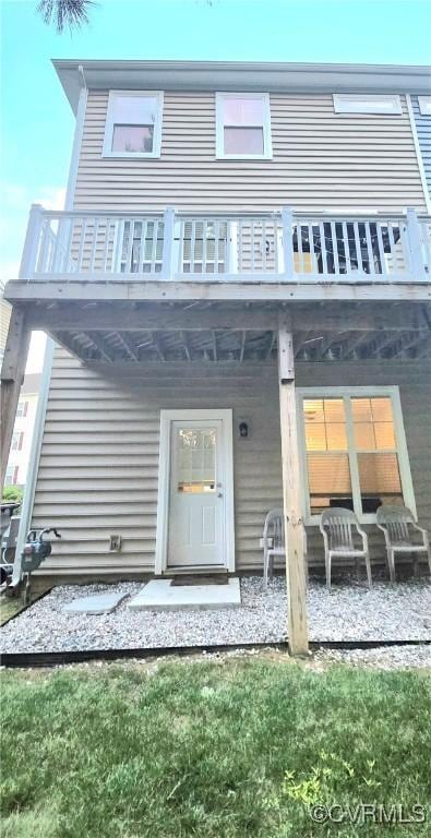 705 Prosperity Ct Unit 705, Williamsburg, VA 23188 - rear view of house with a balcony