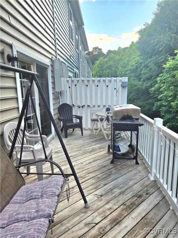 705 Prosperity Ct Unit 705, Williamsburg, VA 23188 - deck with area for grilling
