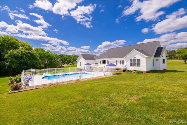 16180 Janet Dr, Amelia Courthouse, VA 23002 - view of pool featuring a wooden deck