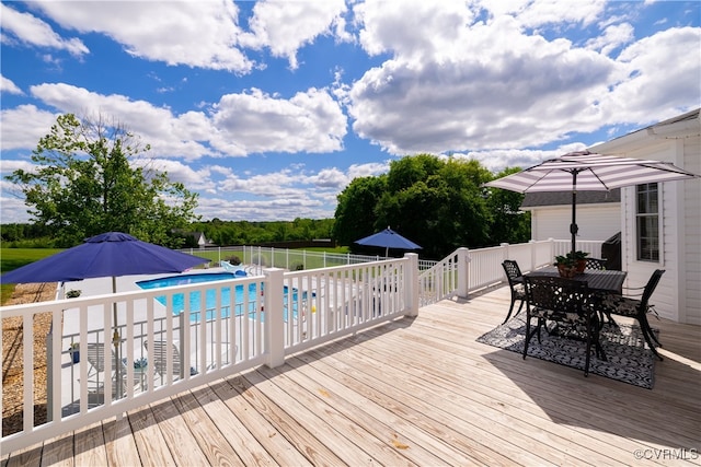 16180 Janet Dr, Amelia Courthouse, VA 23002 - wooden deck featuring outdoor dining space