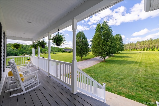 16180 Janet Dr, Amelia Courthouse, VA 23002 - porch featuring a yard