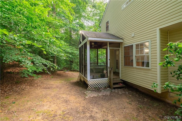 12009 Beaver Spring Ct, Midlothian, VA 23112 - view of yard with a sunroom
