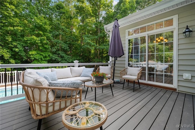 11137 Sterling Cove Dr, Chesterfield, VA 23838 - wooden deck featuring an outdoor living space