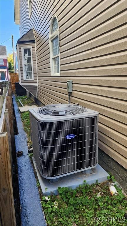 1118 27th, Richmond, VA 23223 - exterior view of central air condition unit