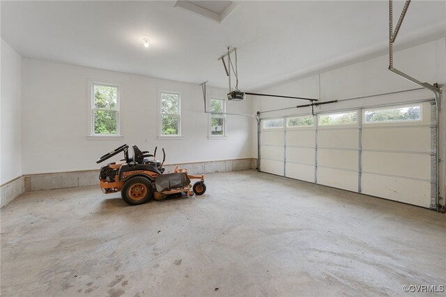 10835 Shannon Hill Rd, Louisa, VA 23093 - garage with a garage door opener