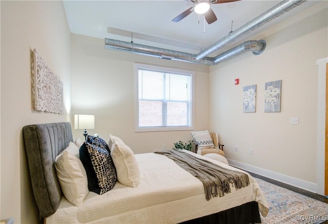 1020 Porter St Unit 103, Richmond, VA 23224 - bedroom featuring baseboards and ceiling fan