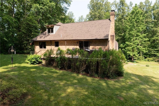 14421 Clazemont Rd, Montpelier, VA 23192 - view of property exterior featuring a lawn and a chimney