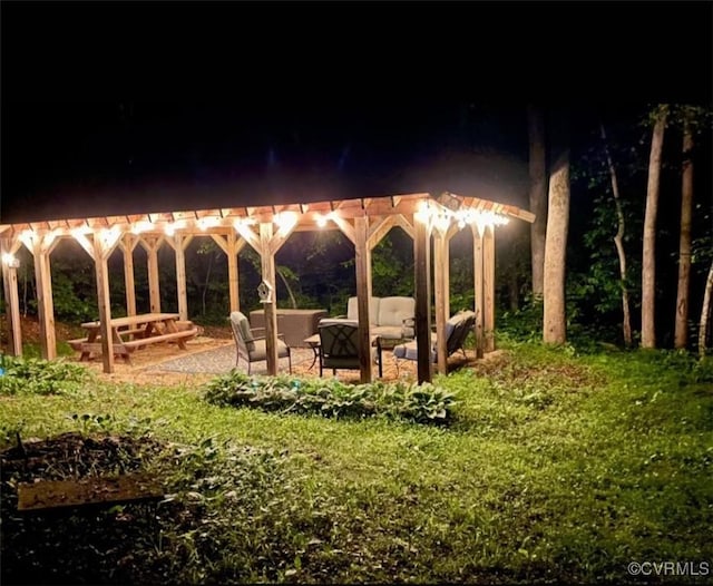 14421 Clazemont Rd, Montpelier, VA 23192 - view of property's community featuring an outdoor hangout area and a patio area