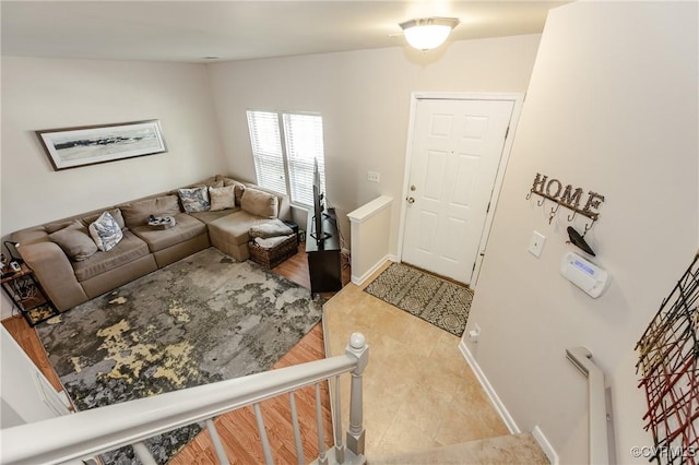 2906 Mary Beth Ln, Henrico, VA 23060 - living room with baseboards