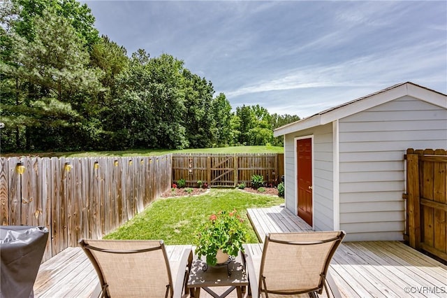 2906 Mary Beth Ln, Henrico, VA 23060 - deck featuring an outdoor structure