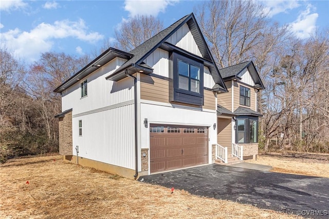 120 Drybridge Ct, Henrico, VA 23150 - view of side of property featuring an attached garage and asphalt driveway