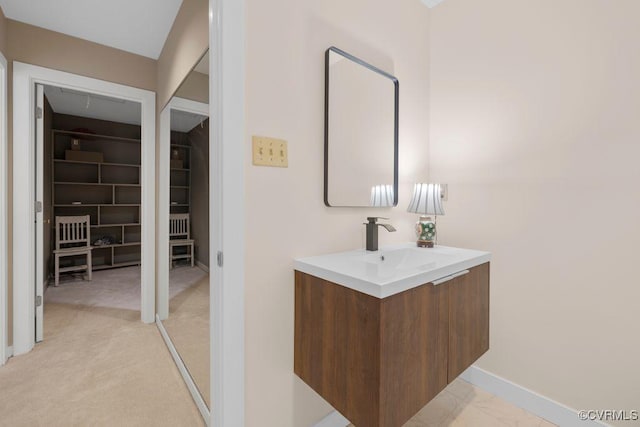 532 Fords Rd, Manakin Sabot, VA 23103 - bathroom with vanity and baseboards
