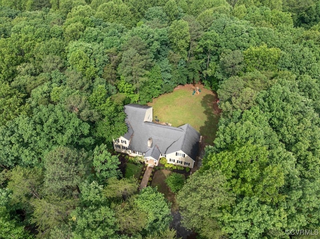 532 Fords Rd, Manakin Sabot, VA 23103 - aerial overview of property's location with a heavily wooded area