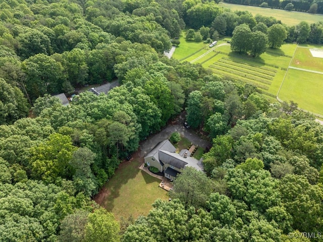 532 Fords Rd, Manakin Sabot, VA 23103 - view of rural area with a heavily wooded area