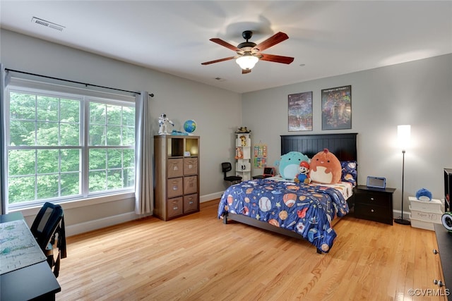 11715 Triple Notch Ter, Henrico, VA 23233 - bedroom featuring wood finished floors, baseboards, and ceiling fan