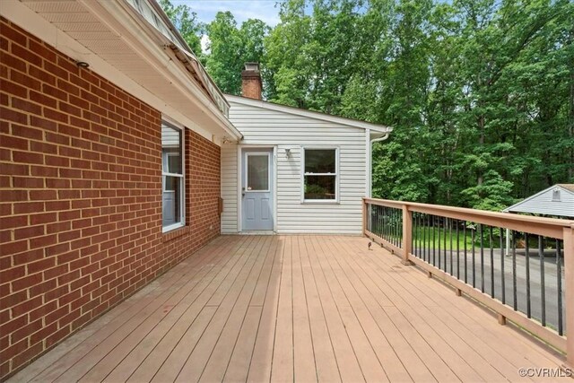 3786 Donavon Mill Ct, Powhatan, VA 23139 - view of wooden deck