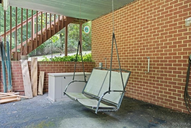3786 Donavon Mill Ct, Powhatan, VA 23139 - view of patio with stairs