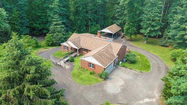 3786 Donavon Mill Ct, Powhatan, VA 23139 - aerial view of property and surrounding area
