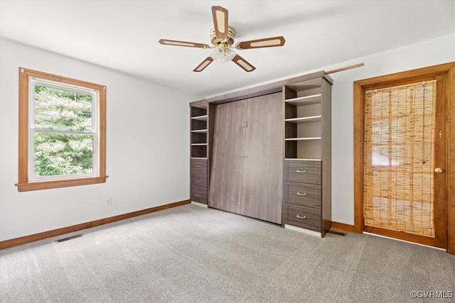 3786 Donavon Mill Ct, Powhatan, VA 23139 - unfurnished bedroom featuring carpet flooring, baseboards, and ceiling fan