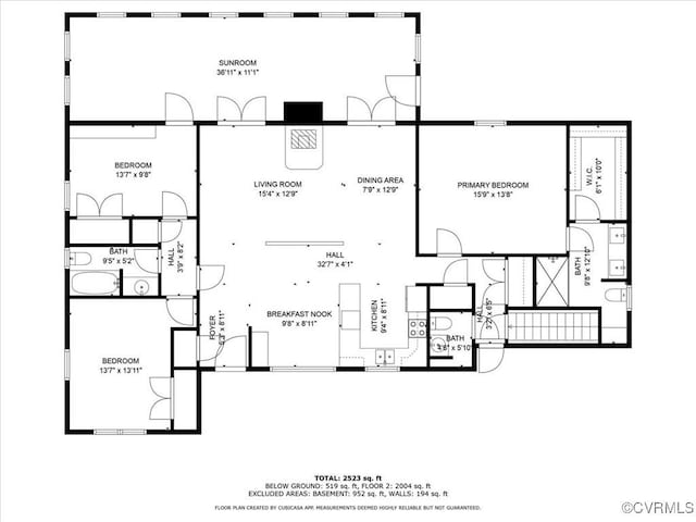 3786 Donavon Mill Ct, Powhatan, VA 23139 - home floor plan