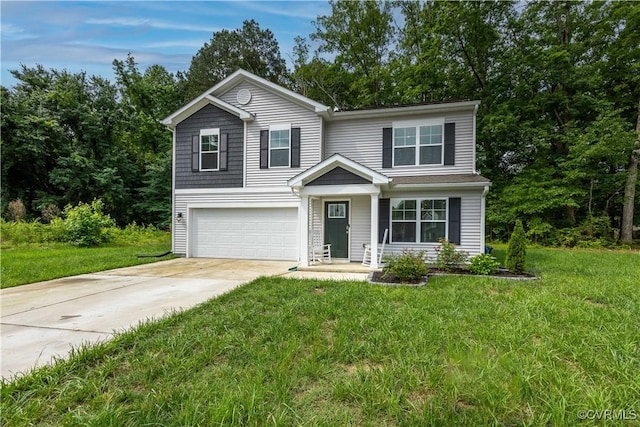3612 Roselawn Ter, Hopewell, VA 23860 - traditional home featuring an attached garage, concrete driveway, and a front yard