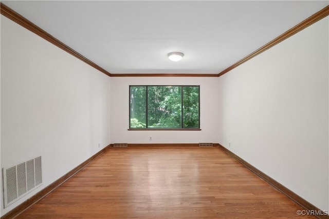 5910 Harbourwood Pl, Chesterfield, VA 23112 - spare room featuring wood finished floors, crown molding, and baseboards