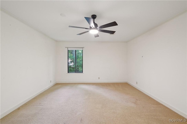 5910 Harbourwood Pl, Chesterfield, VA 23112 - unfurnished room featuring ceiling fan, light carpet, and baseboards